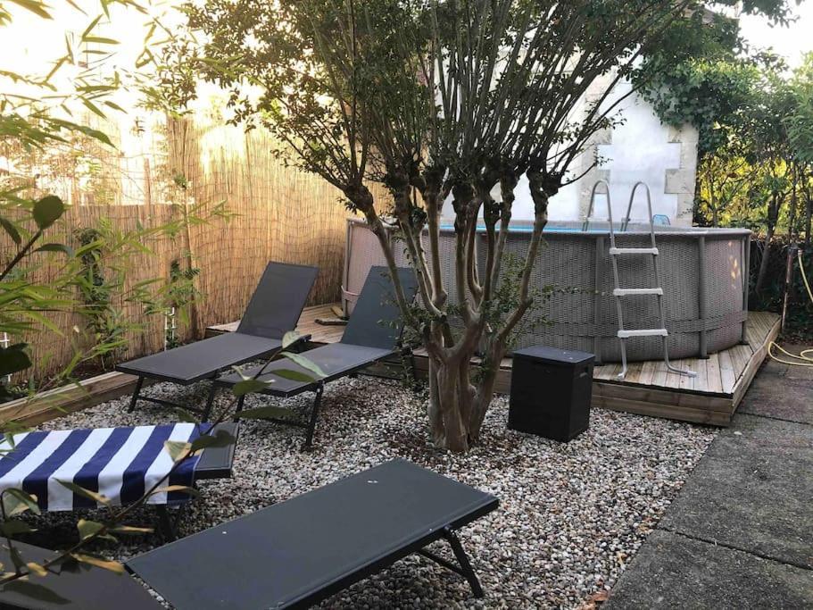 Maison A Arcachon Avec Piscine Hors-Sol 외부 사진